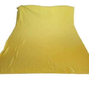 Mustard Yellow Fleece Fabric 61 x 44" Soft Warm Material for Craft Sewing